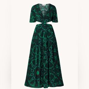 ba&sh Elegant Green/Purple/Black Women's Dress